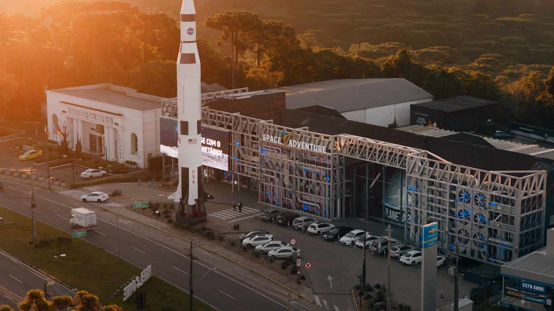 Cada quadro uma intenção, frame de produção audiovisual da Tessaro Filmes em Gramado